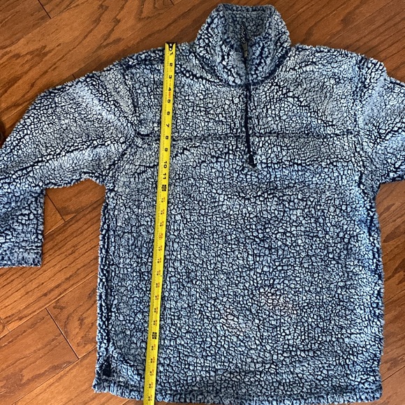 Boxercraft SHERPA QUARTER-ZIP PULLOVER blue - size large - Picture 9 of 10